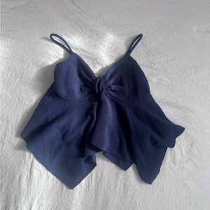 Navy Blue Women's Blouse